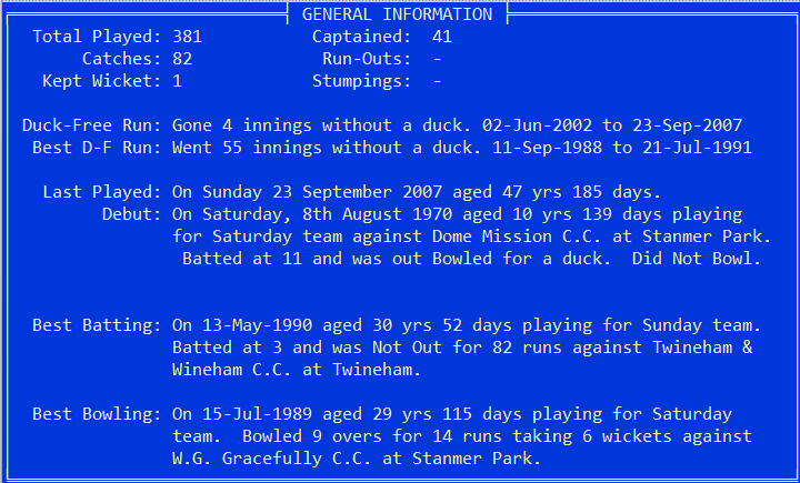 player summary 1